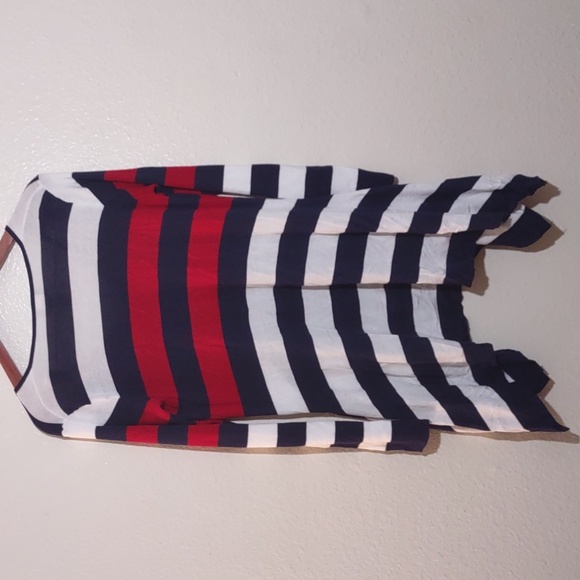 SLIGHTLY USED TOMMY BAHAMA RED WHITE AND BLUE SIZE M SWIM COVER UP - Picture 9 of 12